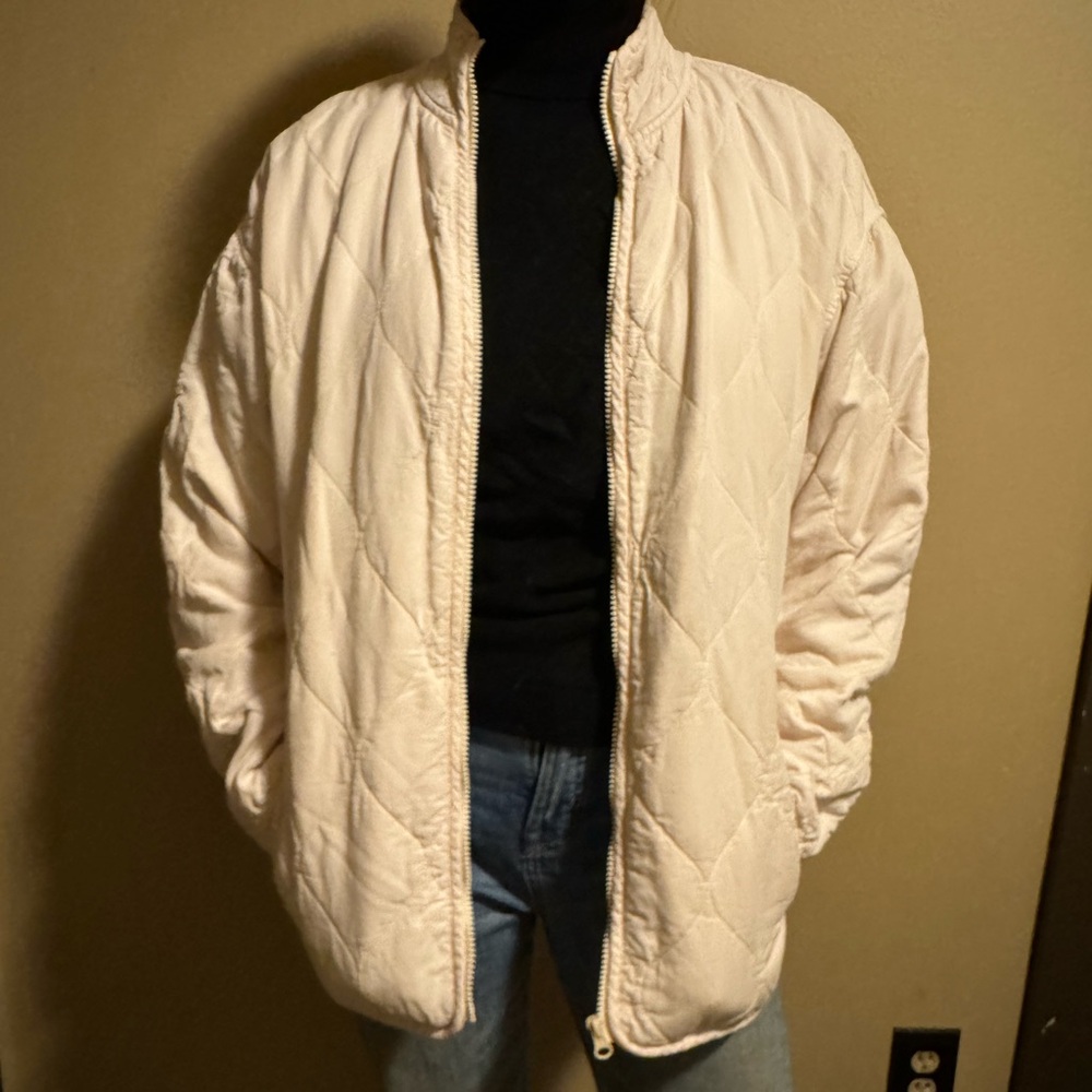 Cream Fabletics Jacket